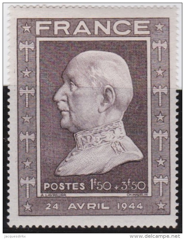 France    .    Yvert   .       606      .    **     .   Neuf  SANS  Charniere  .    /   .    MNH - Ongebruikt