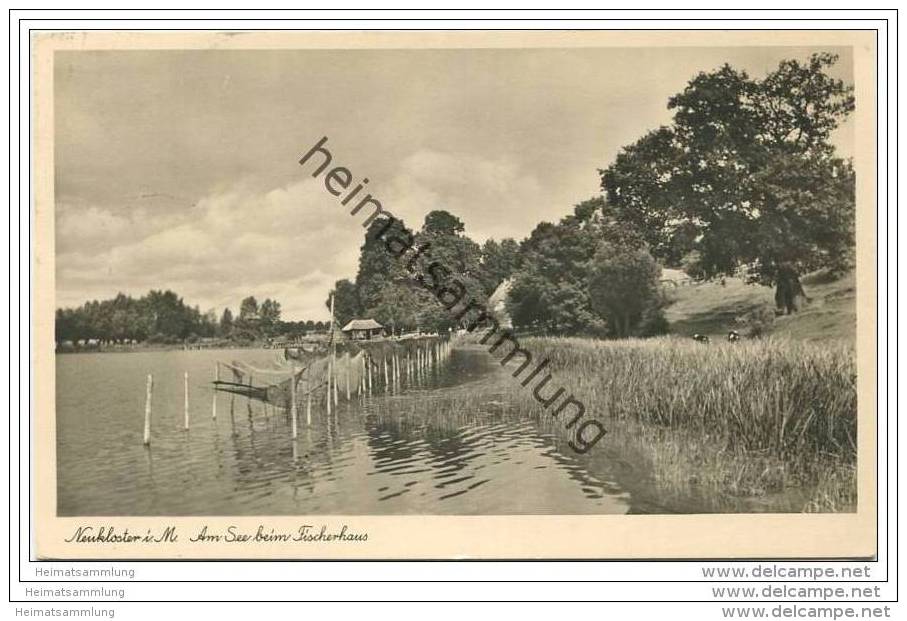 Neukloster - Am See Beim Fischerhaus - Foto-AK - Neukloster