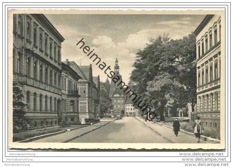 Lutherstadt Eisleben - Schlossplatz - Foto-AK - Eisleben