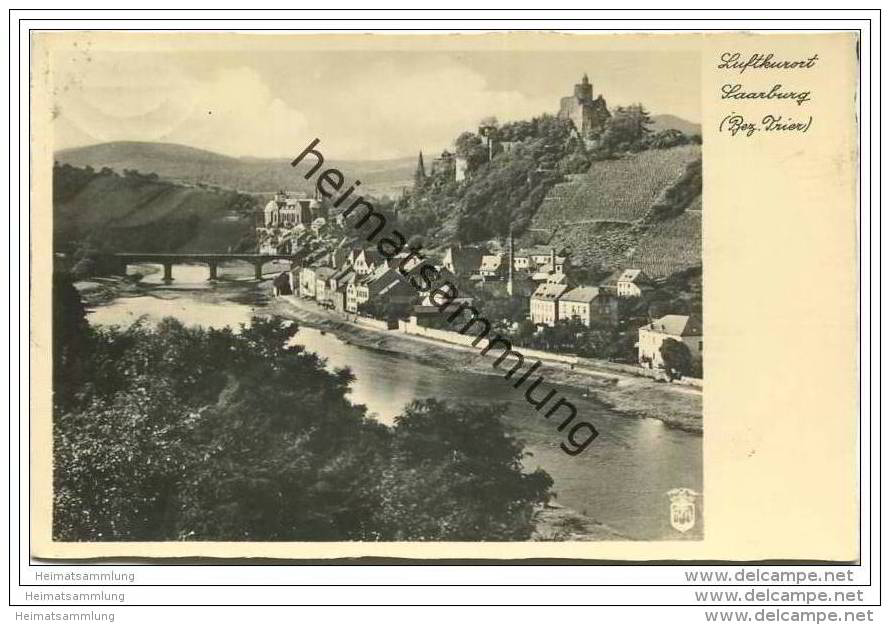 Saarburg - Gesamtansicht - Foto-AK - Saarburg