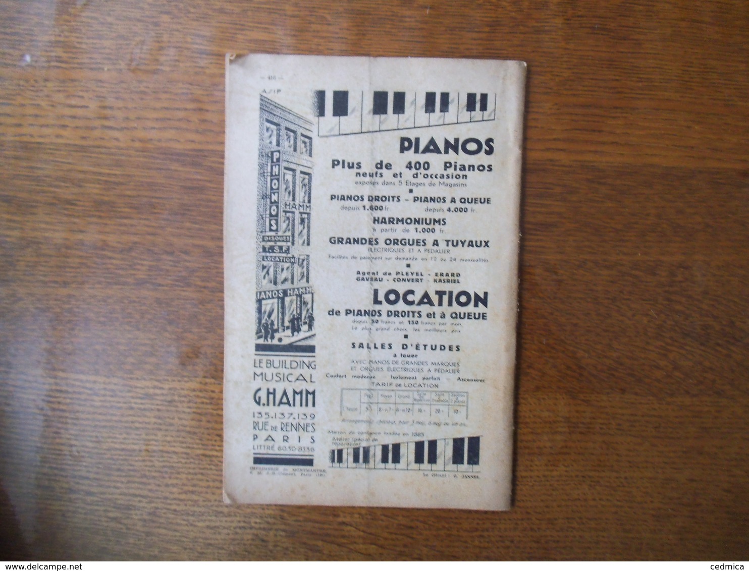 LE GUIDE DU CONCERT ET DES THEÂTRES LYRIQUES DU 15 JANVIER 1932 SONYA MICHELL,PAGANINI ET LA MORT,CONCERTS - Autres & Non Classés