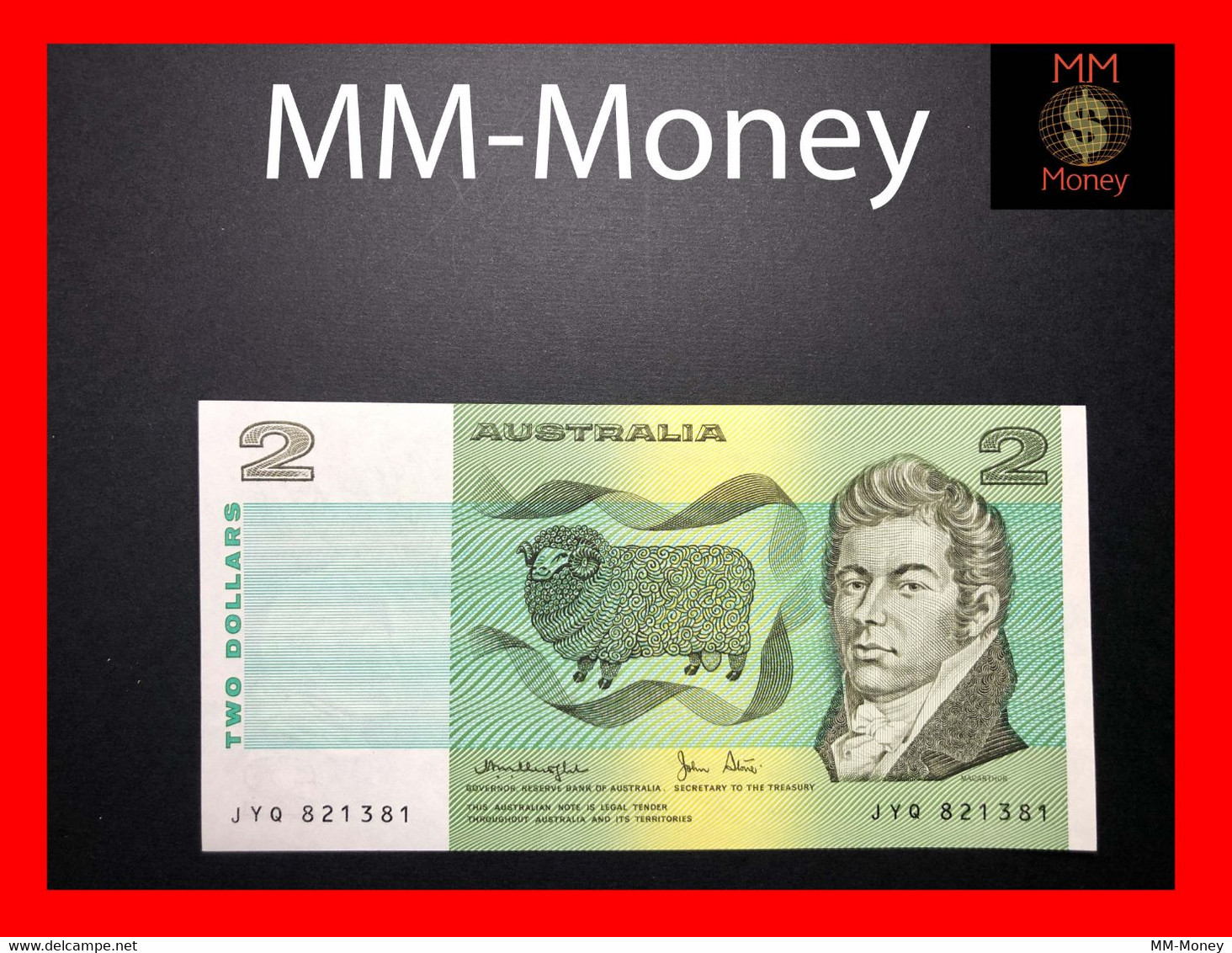 AUSTRALIA 2 $ 1979  P. 43    Sig. Khight - Stone   UNC       [MM-Money] - 1974-94 Australia Reserve Bank