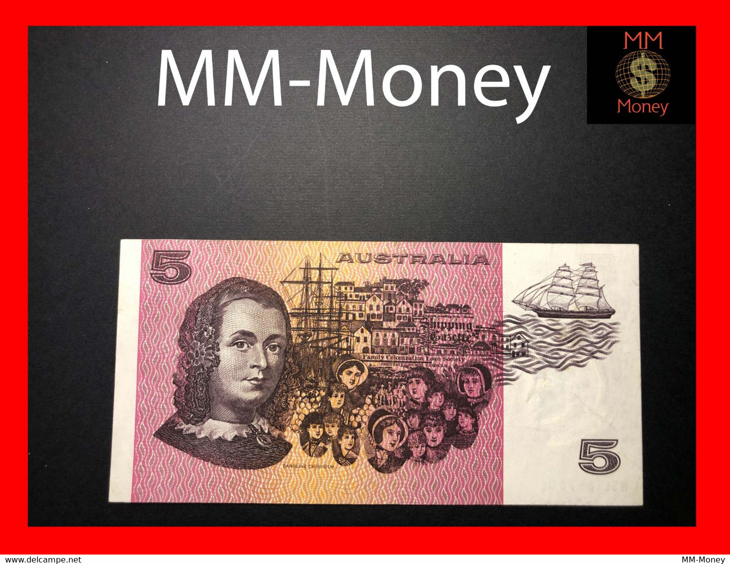 AUSTRALIA 5 $  1976 P. 44 B  Sig. Knight - Wheeler  VF \ XF     [MM-Money] - 1974-94 Australia Reserve Bank (Banknoten Aus Papier)