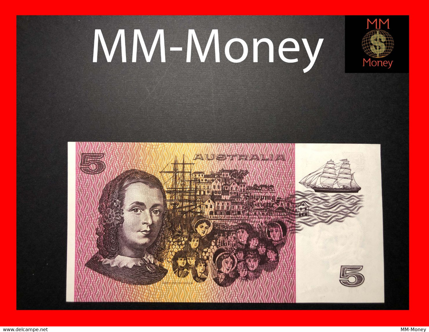 AUSTRALIA 5 $ 1983 P. 44 G  Sig. Johnston - Stone  VF \ XF     [MM-Money] - 1974-94 Australia Reserve Bank