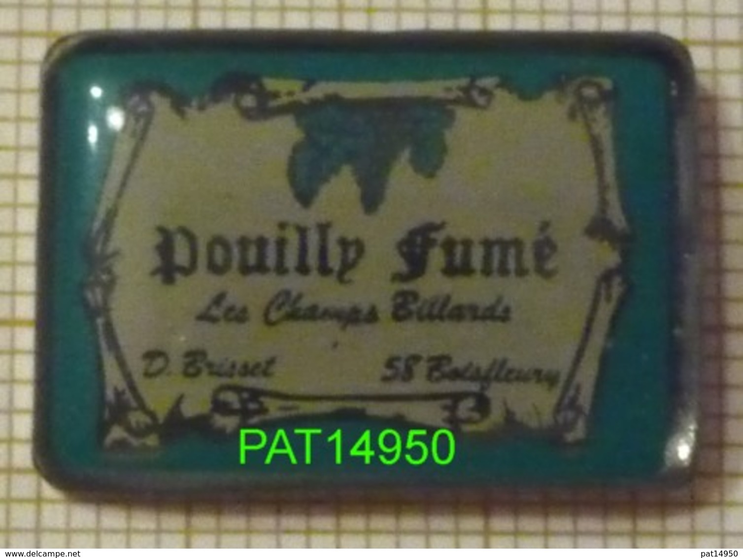 VIN POUILLY FUME  Les Champs Billards  Dpt 58 NIEVRE - Boissons