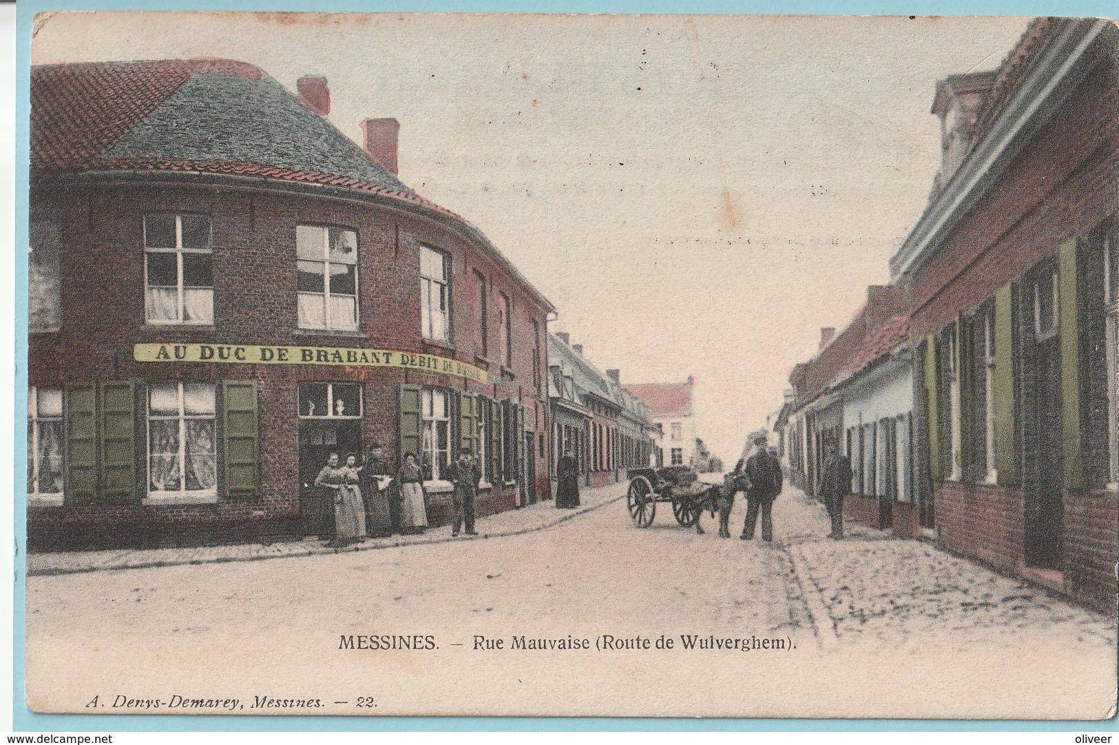 Messines : Rue Mauvaise (Route De Wulverghem) - Mesen