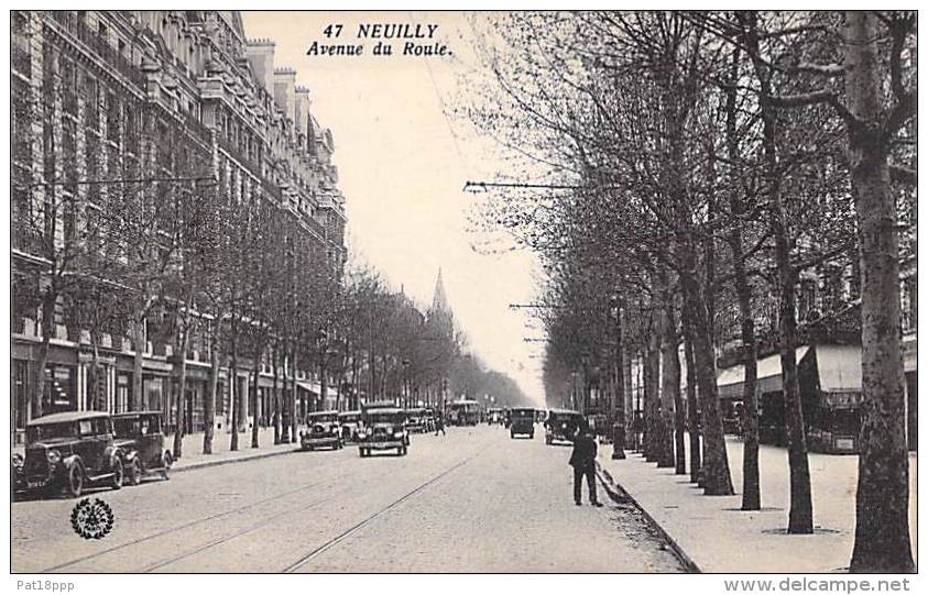 92 - NEUILLY Sur SEINE : Avenue Du Roule ( Automobiles ) - CPA - Hauts De Seine - Neuilly Sur Seine