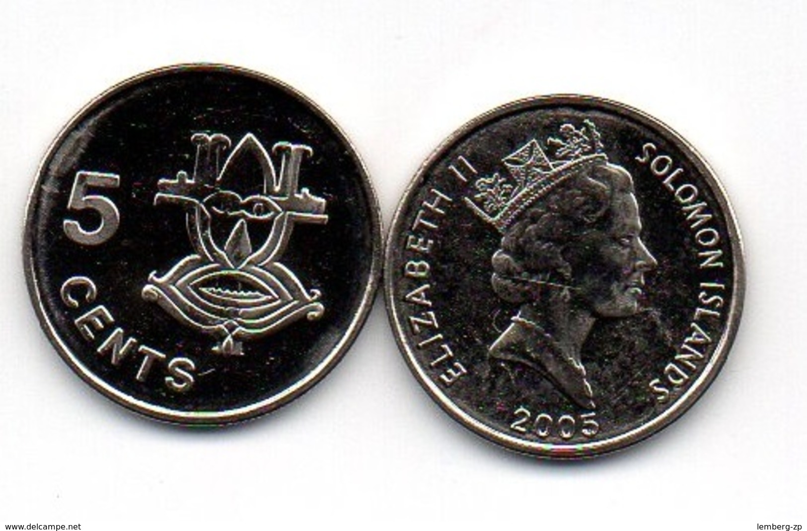 Solomon Islands - 5 Cents 2005 UNC Lemberg-Zp - Solomoneilanden