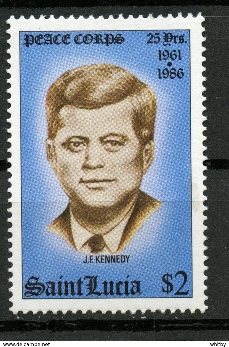 St. Lucia 1986 $2.00 Kennedy Issue #844 MNH - St.Lucie (1979-...)