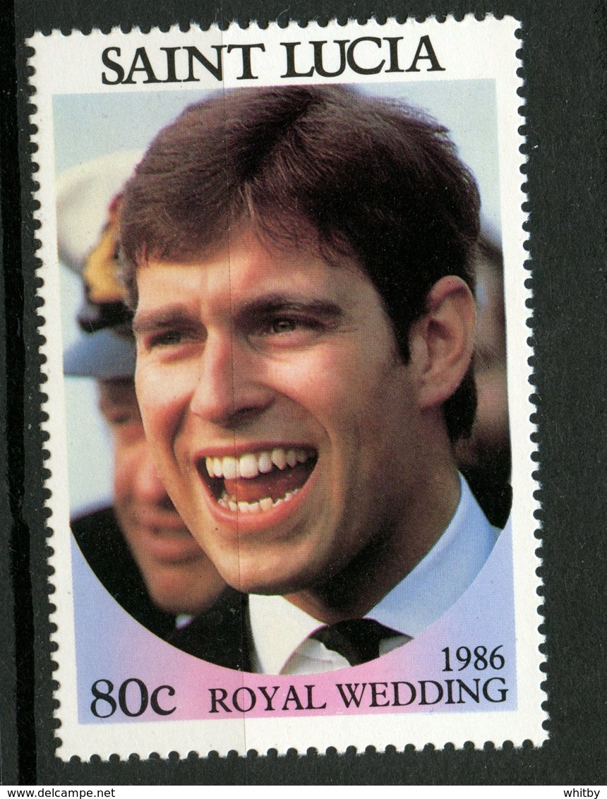 St. Lucia 1986 80c Royal Wedding Issue #839b  MNH - St.Lucia (1979-...)