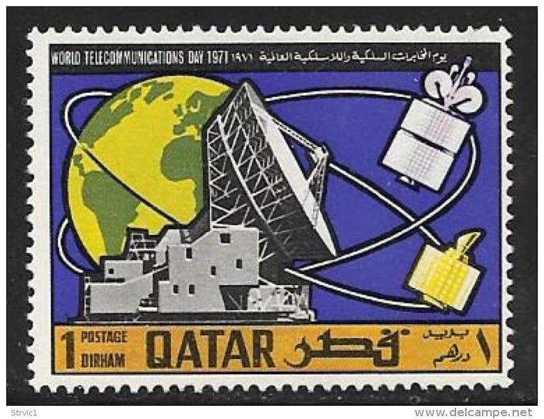 Qatar, Scott # 244 MNH  World Telecommunications Day, 1971 - Qatar