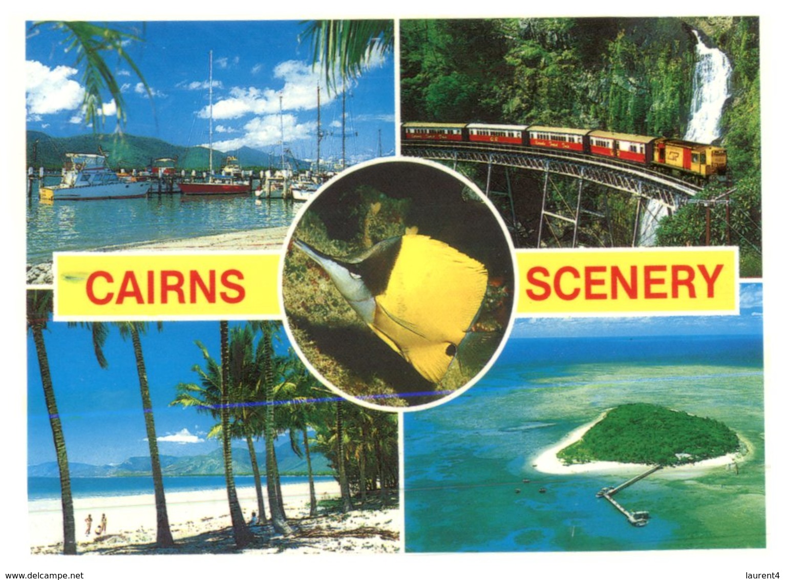 (100) Australia - (with Stamp At Back Of Postcard) - QLD - Cairns - Cairns
