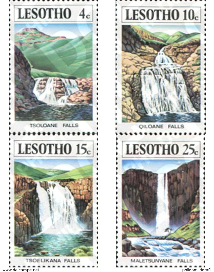 Ref. 337798 * MNH * - LESOTHO. 1978. WATERFALLS . CASCADAS - Lesotho (1966-...)
