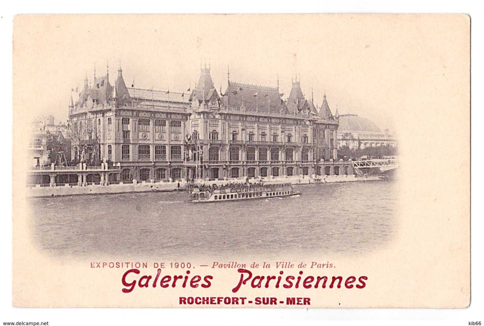 CPA L’Exposition De 1900, Pavillon De La Ville De Paris, Galeries Parisiennes - Expositions