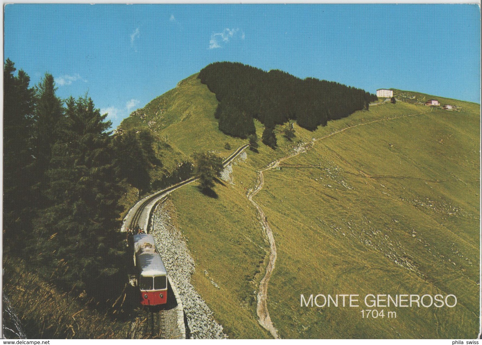 Monte Generoso - Bahn - Photo: Engelberger - Autres & Non Classés