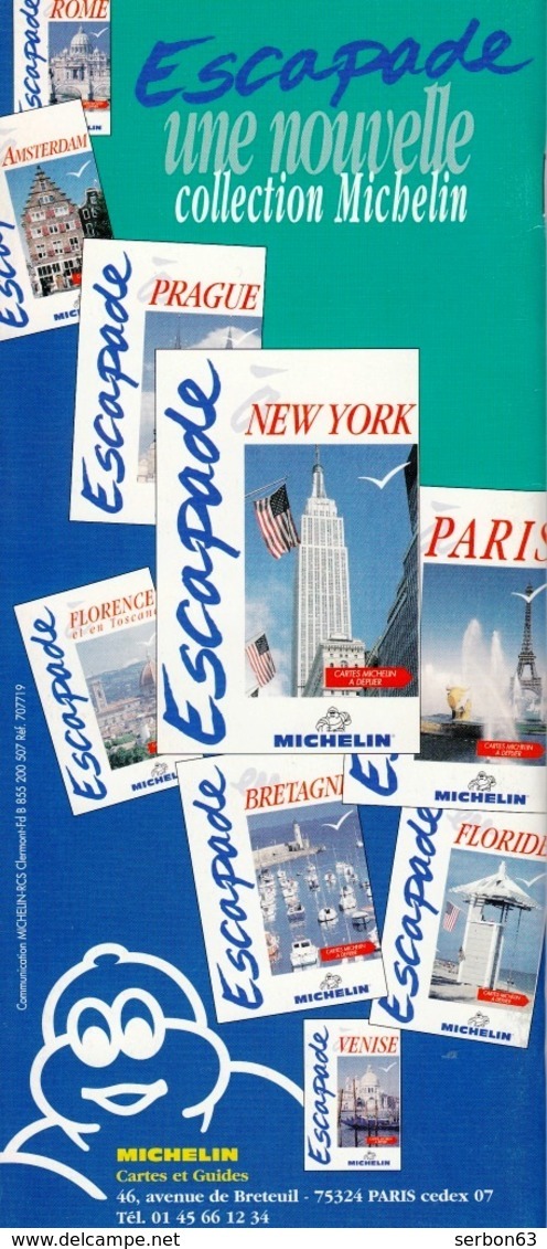 MICHELIN CATALOGUE NEUF CARTES ET GUIDES ANNÉE 1997 MANUFACTURE FRANÇAISE PNEUMATIQUES TOURISME - NOTRE SITE Serbon63 - Cartes/Atlas