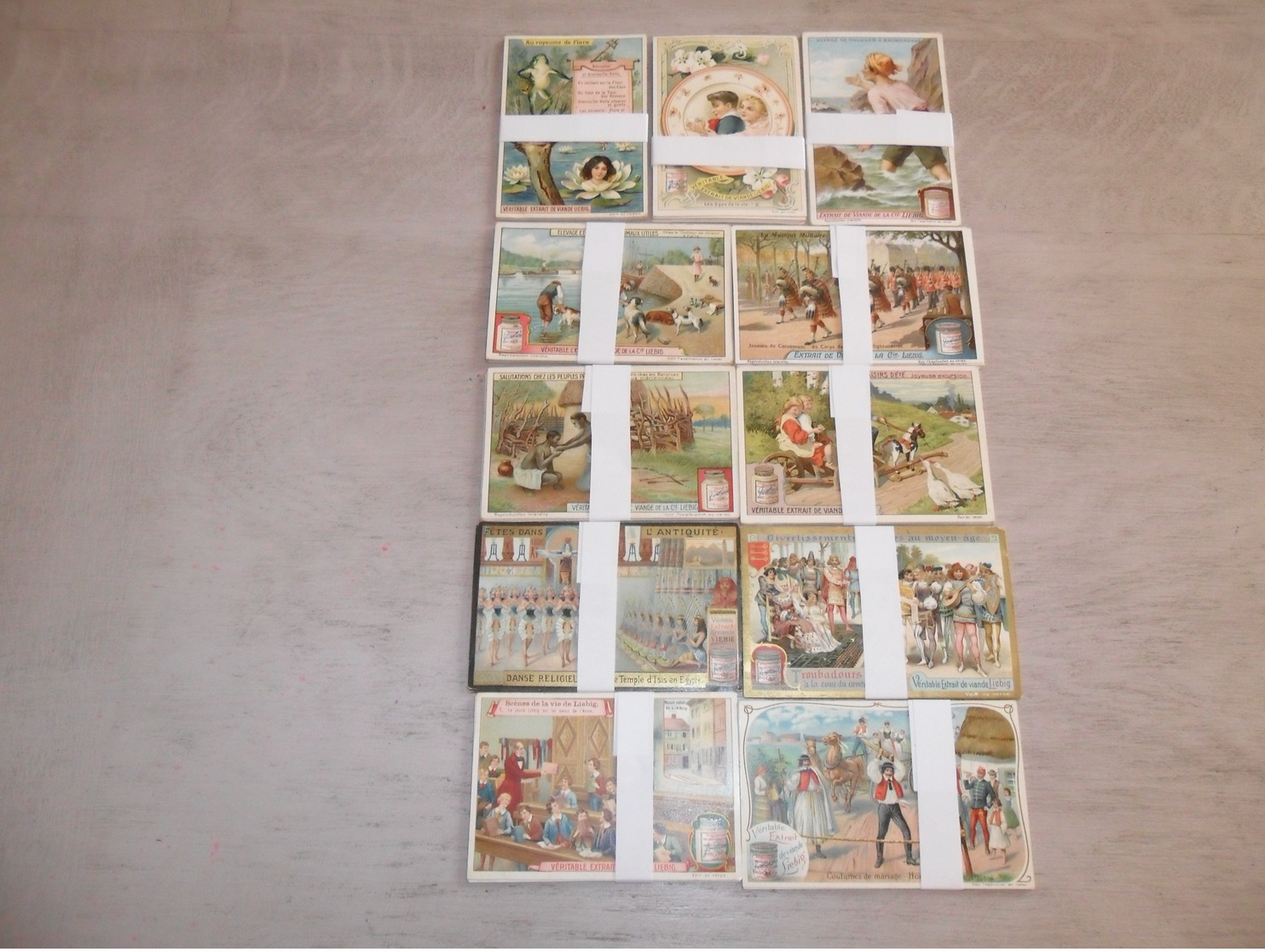 Beau Lot De 50 Series Anciens De LIEBIG ( 300 Chromos )       Mooi Lot Van 50 Oude Series Van LIEBIG ( 300 Prenten ) - Liebig