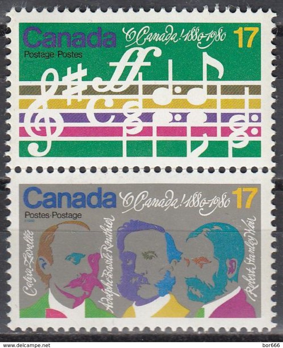 Canada - MUSIC / NATIONAL ANTHEM 1980 MNH - Unused Stamps