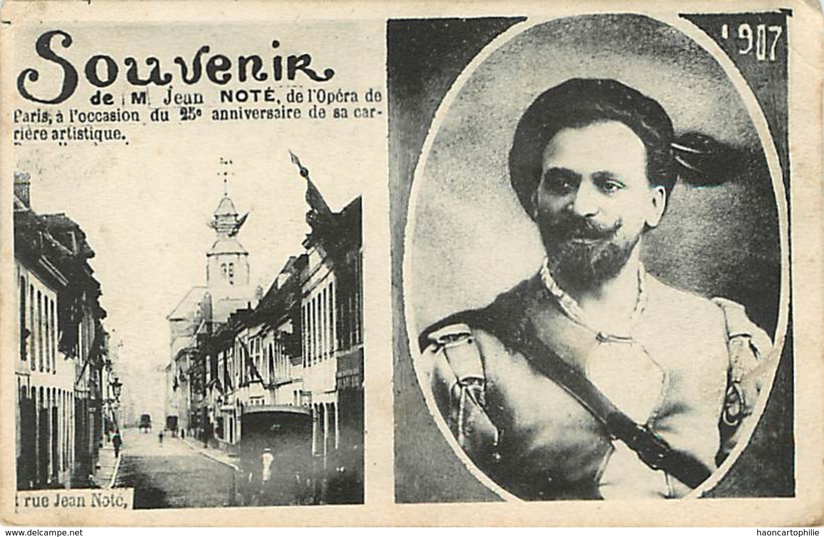 Souvenir De Jean Note De L'opéra De Paris Artiste Spectacle - Opéra