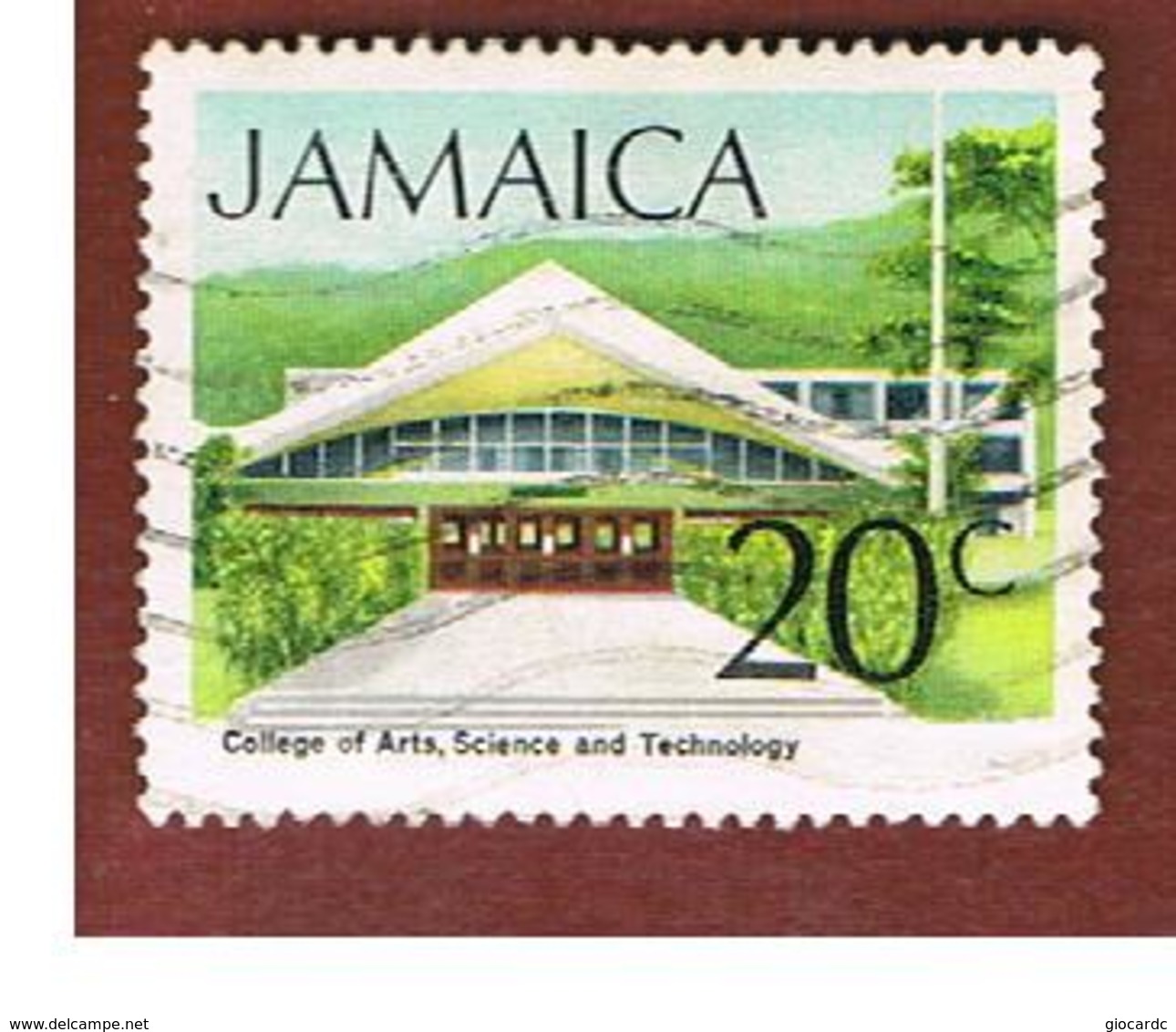 GIAMAICA (JAMAICA)  - SG 354 -  1972  COLLEGE OF ARTS.........              - USED° - Giamaica (1962-...)
