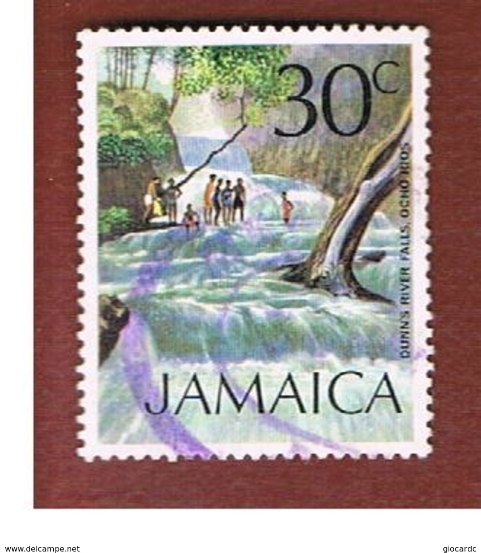 GIAMAICA (JAMAICA)  - SG 355 -  1972   DUNN' S RIVER FALLS              - USED° - Jamaica (1962-...)