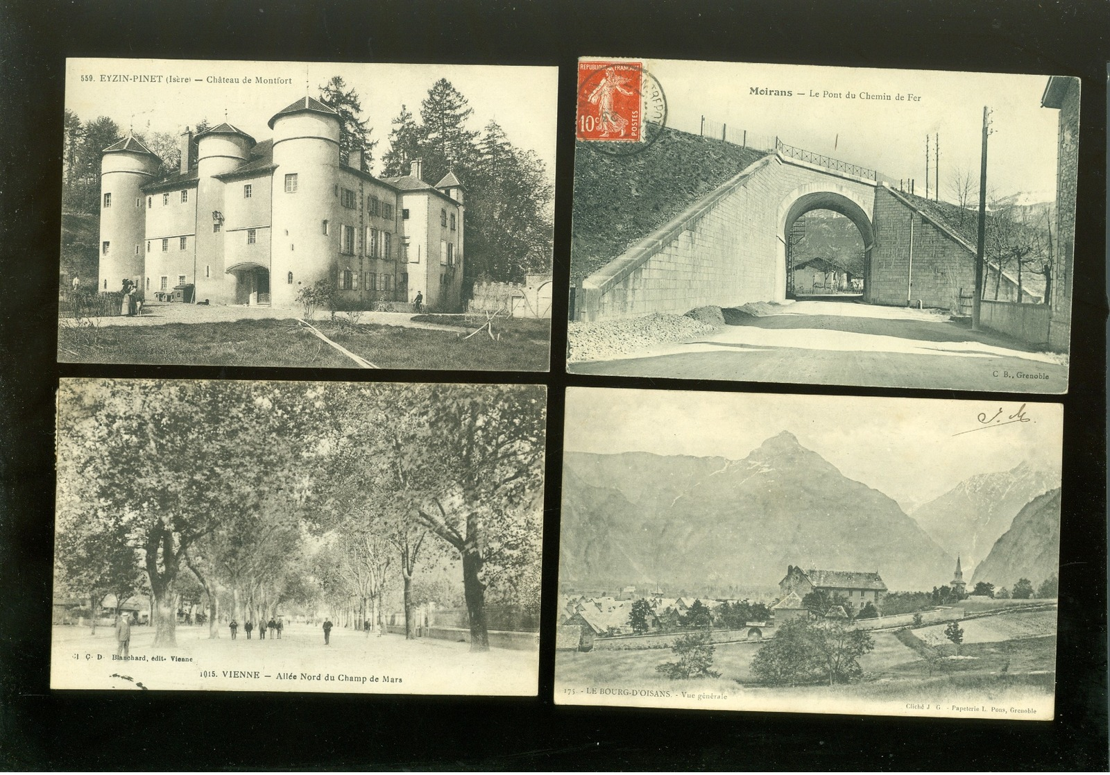 Lot De 20 Cartes Postales De France  Isère   Lot Van 20 Postkaarten Van Frankrijk ( 38 ) - 20 Scans - 5 - 99 Cartes