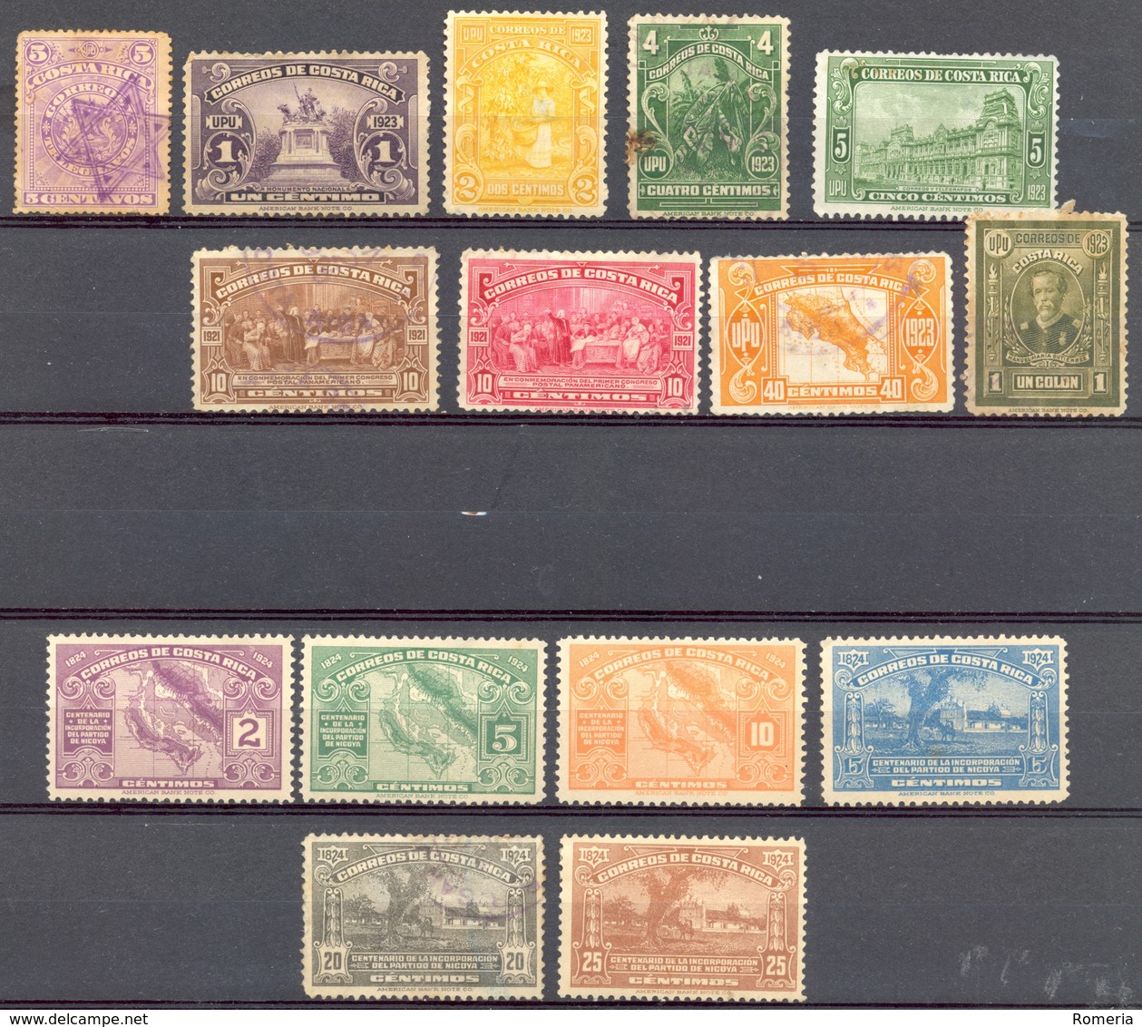 Costa Rica - 1892 - > 1924 - Lots Timbres  ** - * TC Et Oblitérés - Nºs Dans Description - Costa Rica