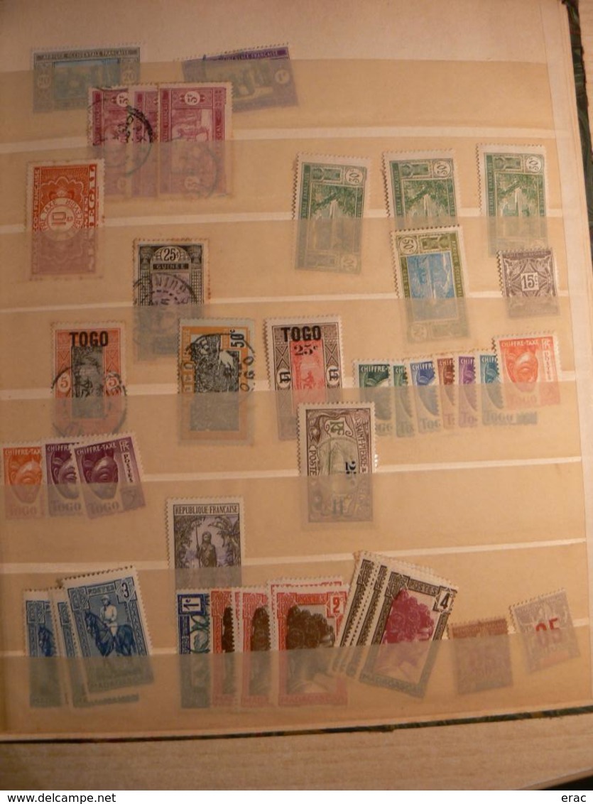 Monde - Lot varié de timbres anciens