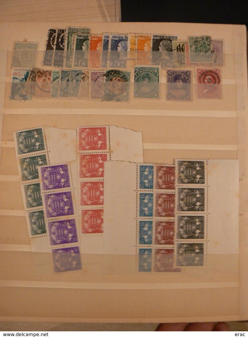 Monde - Lot varié de timbres anciens