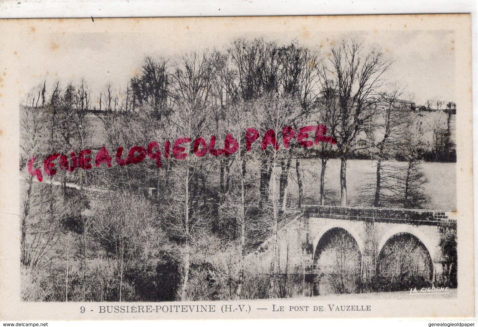 87- BUSSIERE POITEVINE- LE PONT DE VAUZELLE - Bussiere Poitevine