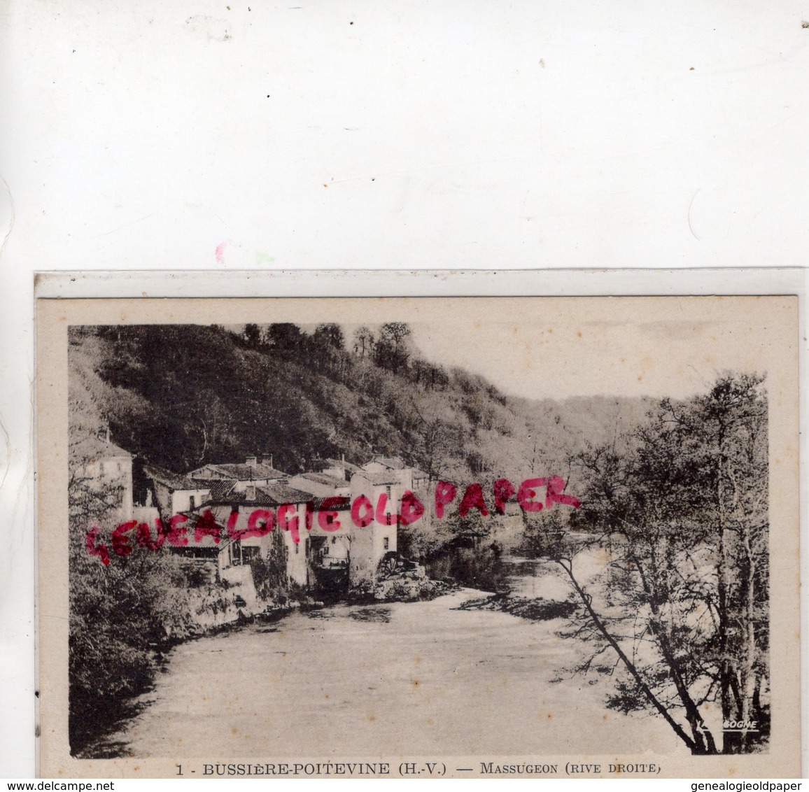 87- BUSSIERE POITEVINE- MASSUGEON RIVE DROITE - Bussiere Poitevine