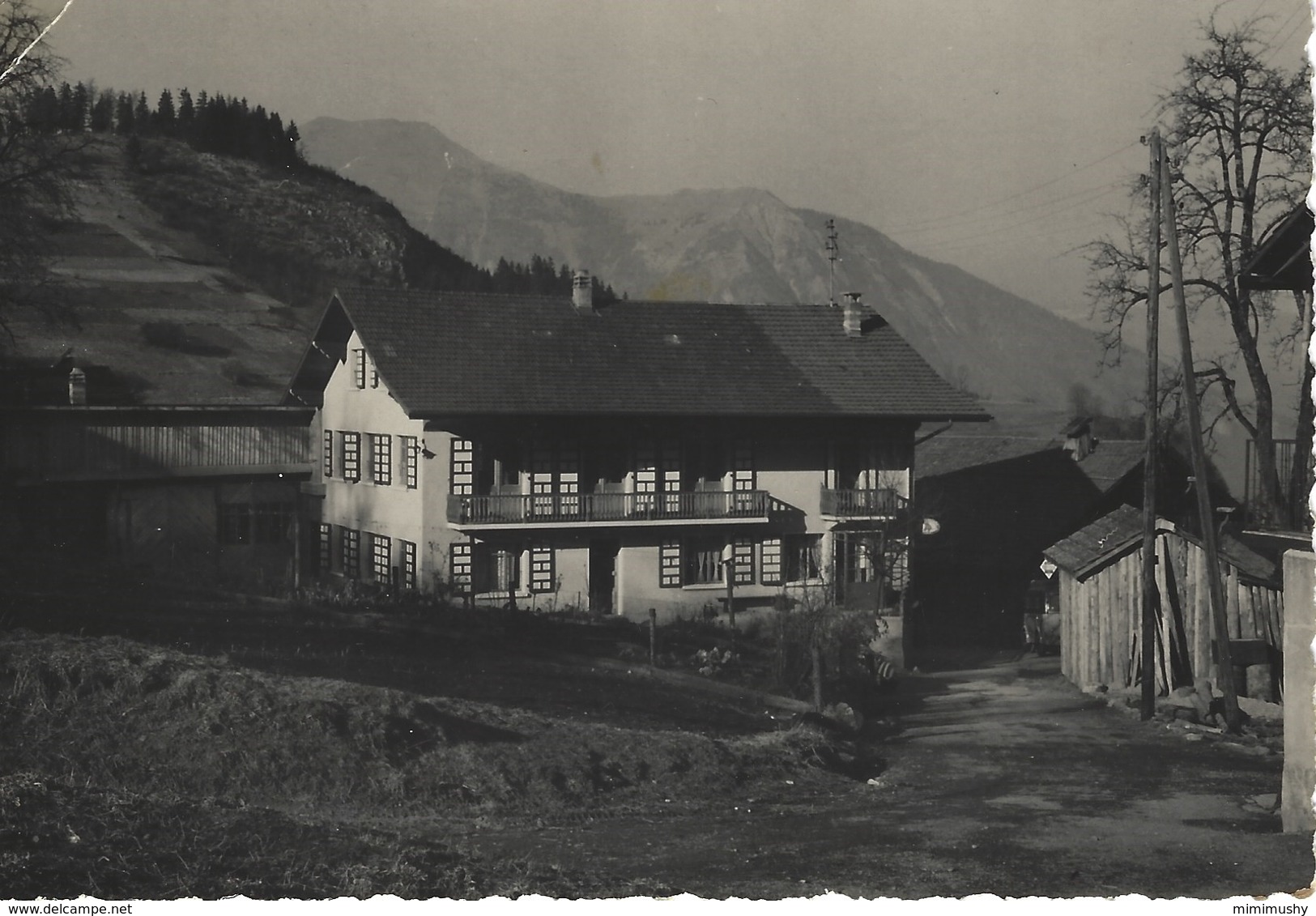 74 - Carte Photo D'une Colonie De Vacances à Brison En Haute Savoie - Autres & Non Classés