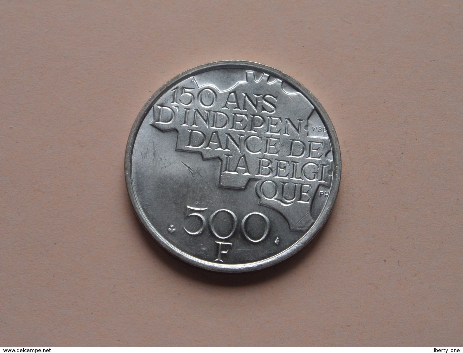 1980 FR - 500 FRANC - Morin 800 ( UNCLEANED COIN - For Grade, Please See Photo ) ! - 500 Francs