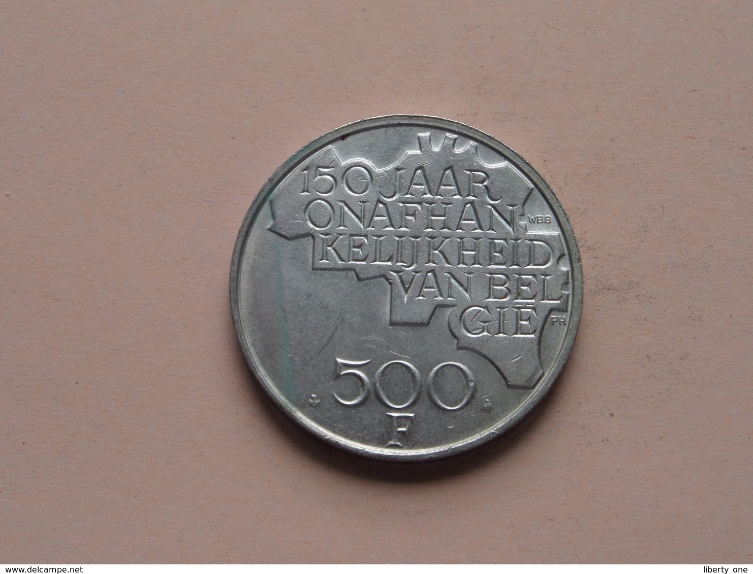 1980 FR - 500 FRANK - Morin 801 ( UNCLEANED COIN - For Grade, Please See Photo ) ! - 500 Francs