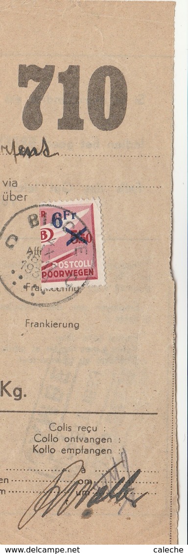 Fragment De Colis-mobilisation - Binche 1939 - Verso Nord-Belge / Jambes - WW II (Covers & Documents)