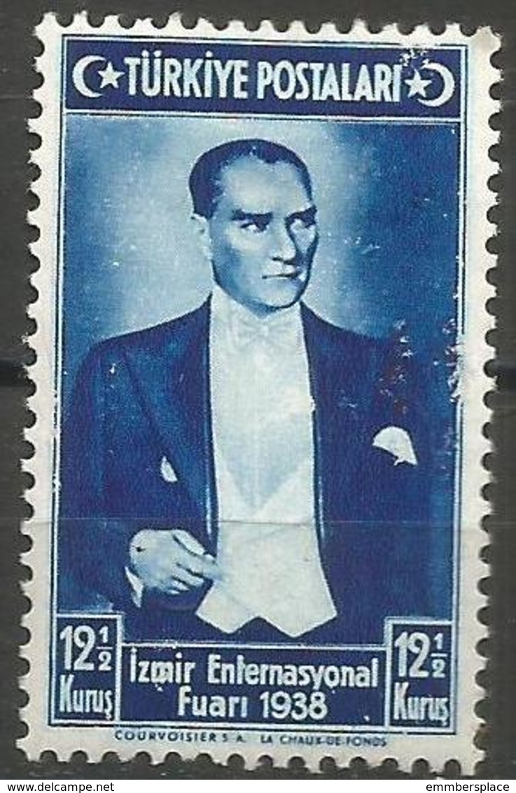 Turkey - 1938 Izmir International Fair 12.5k MH *   Mi 1028   Sc 798 - Ungebraucht