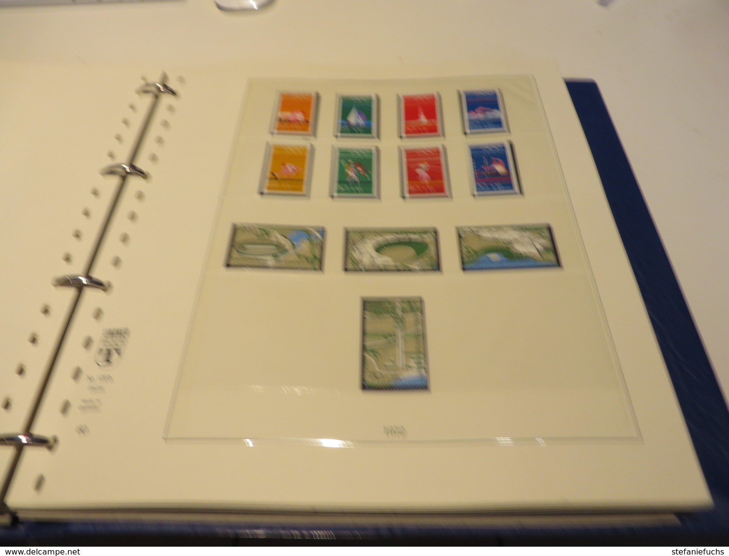 DEUTSCHLAND / BUND  1958 bis 1976  LINDNER - VORDRUCKTEXT  mit  ein  Posten  o /  ** /  MARKEN  im  RINGBINDER