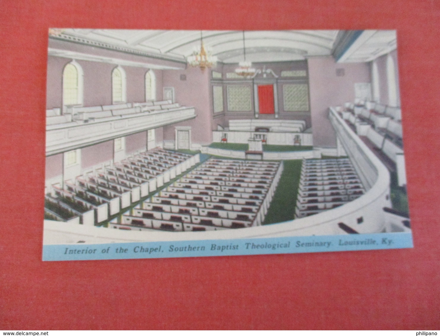 Interior Chapel Southern Baptist Theoligical Seminary  - Kentucky > Louisville    Ref 3048 - Louisville