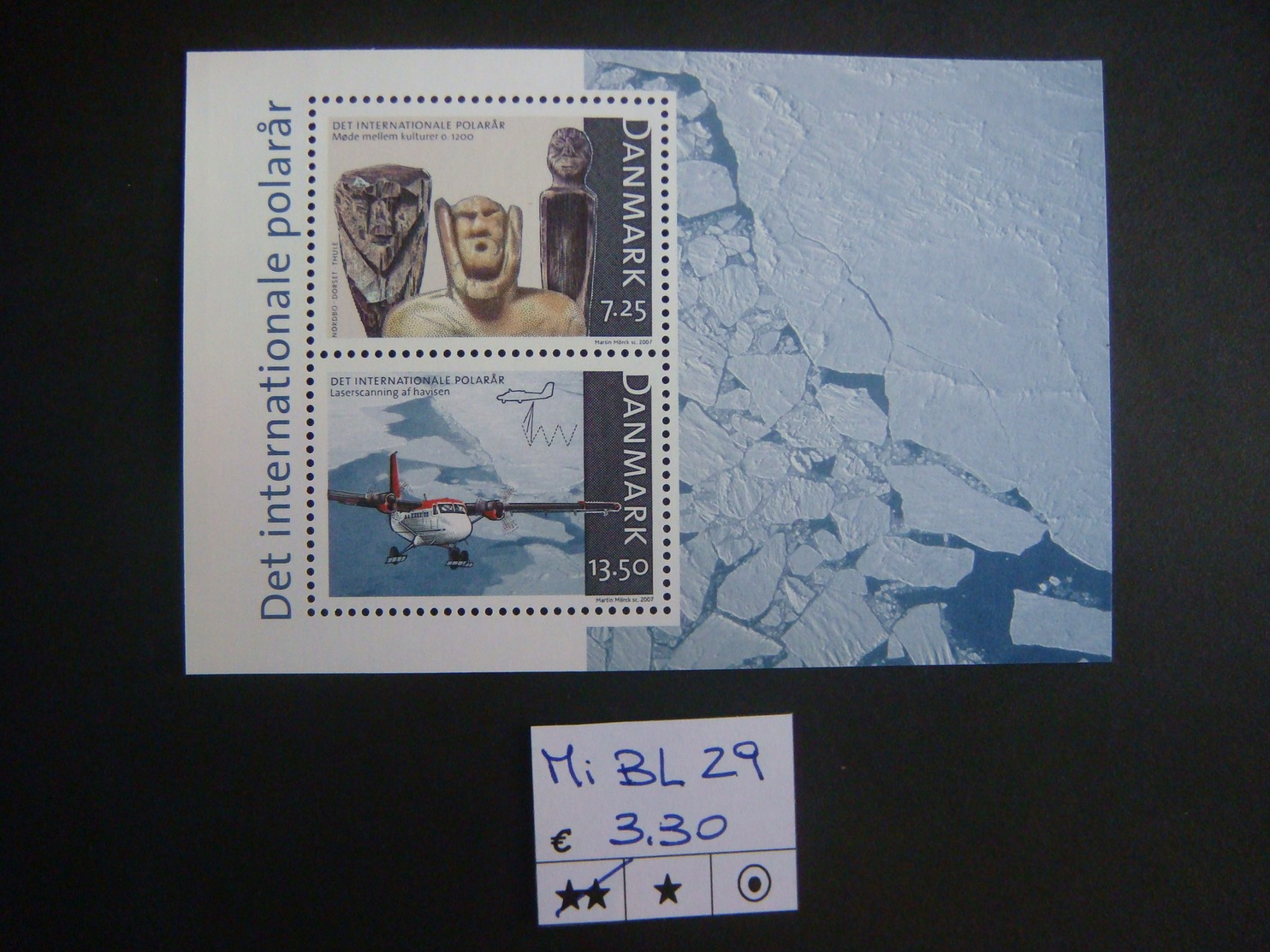 DANIMARCA / DENMARK 2007 - INTERNATIONAL POLAR YEAR MS MNH - Blocchi & Foglietti