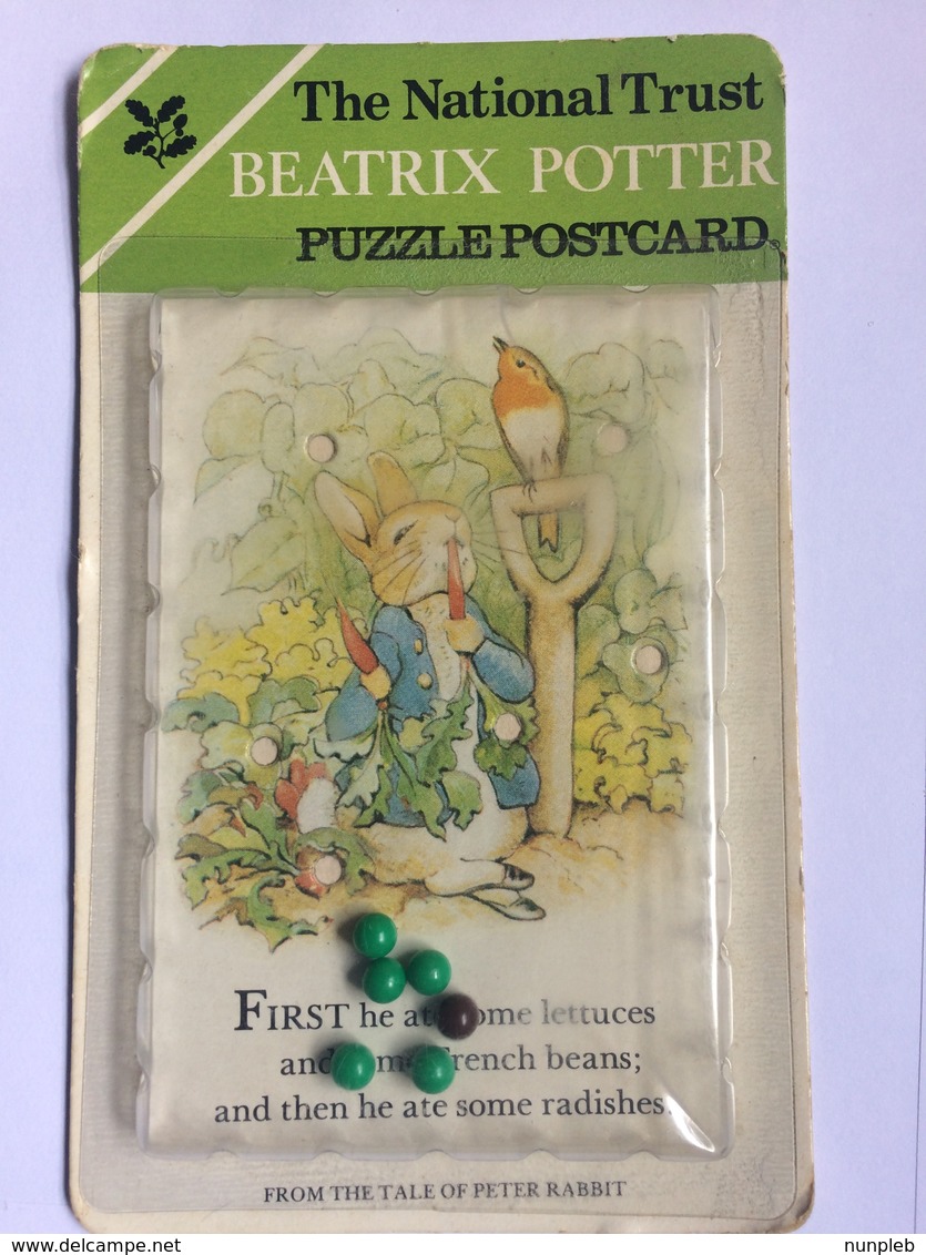 GB - PUZZLE POSTCARD - National Trust Beatrix Potter - 2 Scans - Lettres & Documents