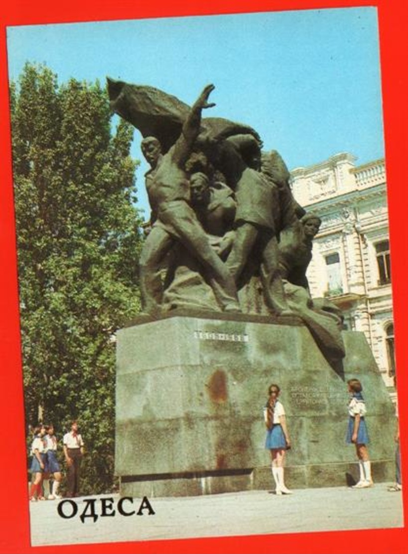 Odessa Monument Armed Uprising 1905 Battleship Potemkin Fleet Pioneers Ukraine - Guerre