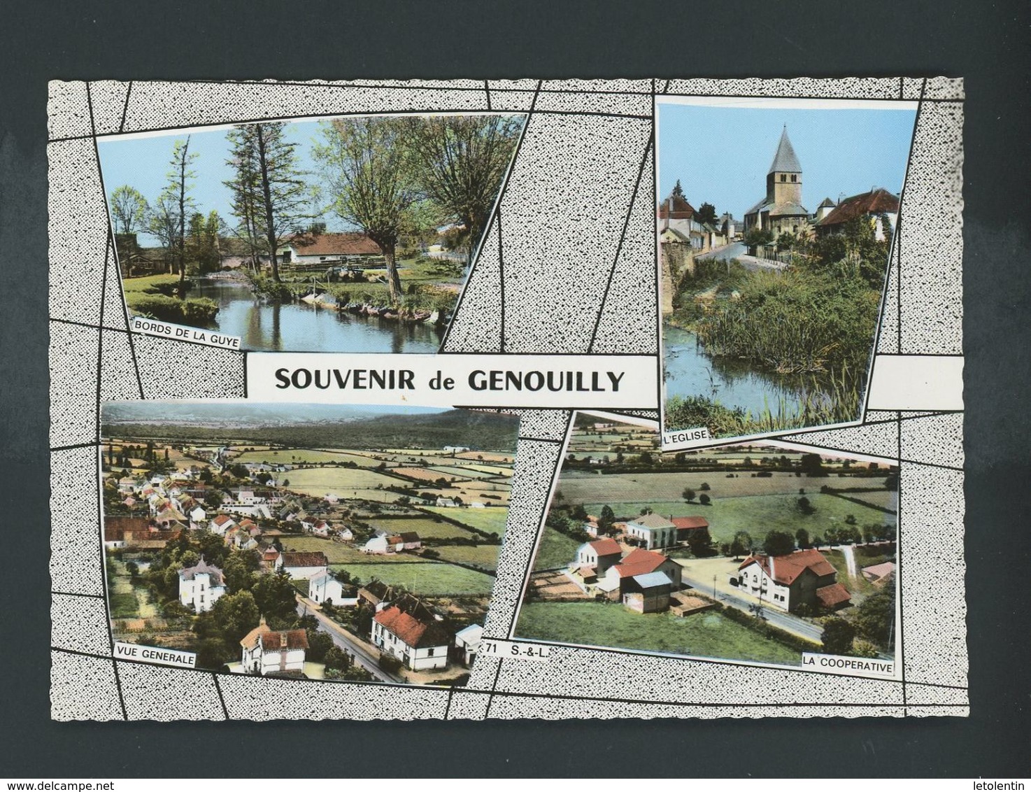 CPSM - 71 - SOUVENIR DE GENOUILLY - MULTI-VUES - Autres & Non Classés