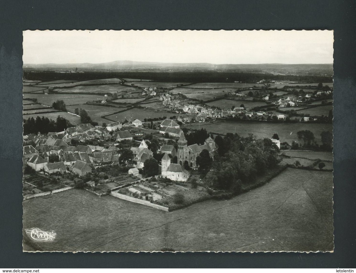 CPSM - 71 - PERRECY-LES-FORGES - VUE AÉRIENNE GÉNÉRALE - Otros & Sin Clasificación