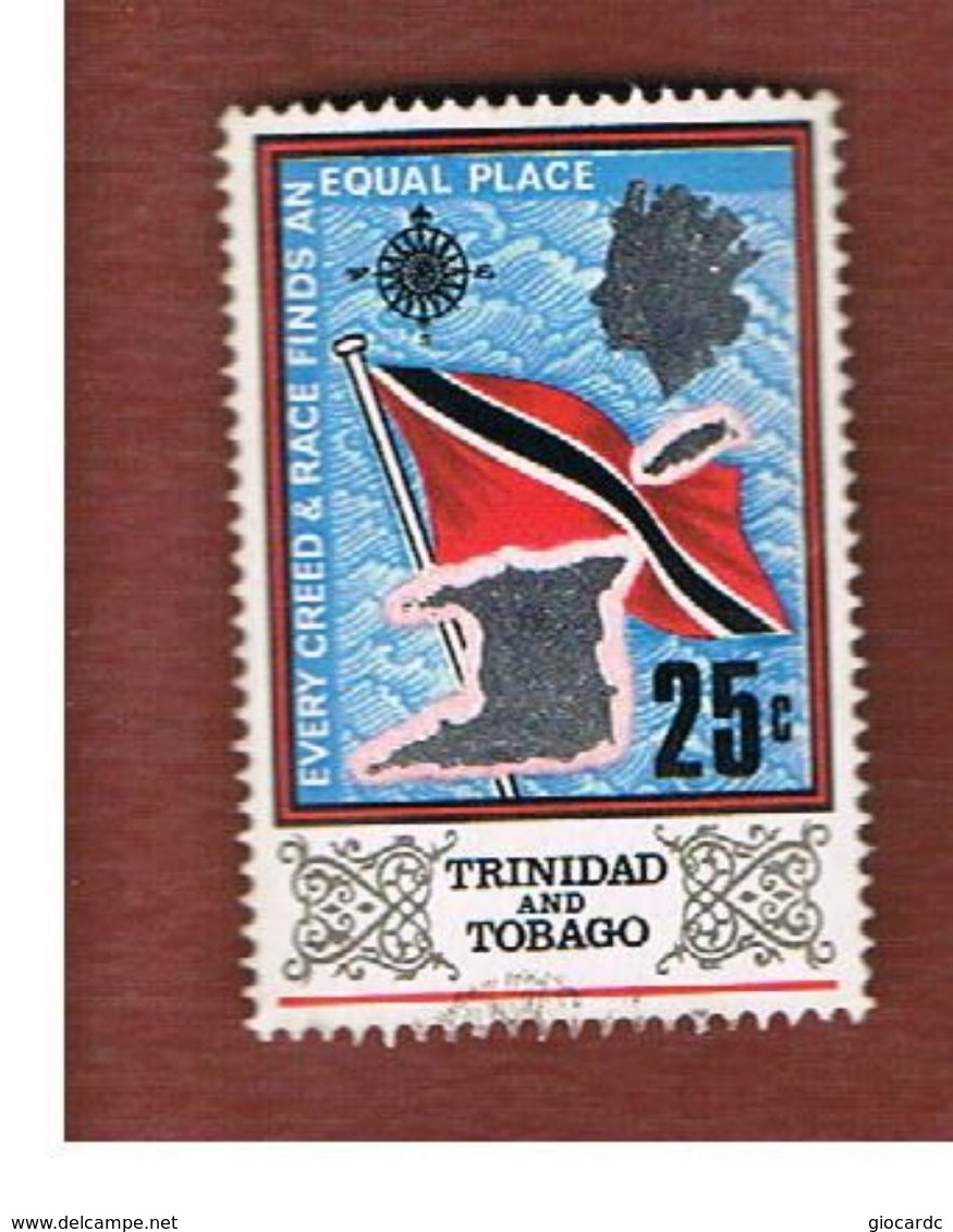 TRINIDAD & TOBAGO  - SG 345  - 1969  FLAG  - USED° - Trinidad & Tobago (1962-...)