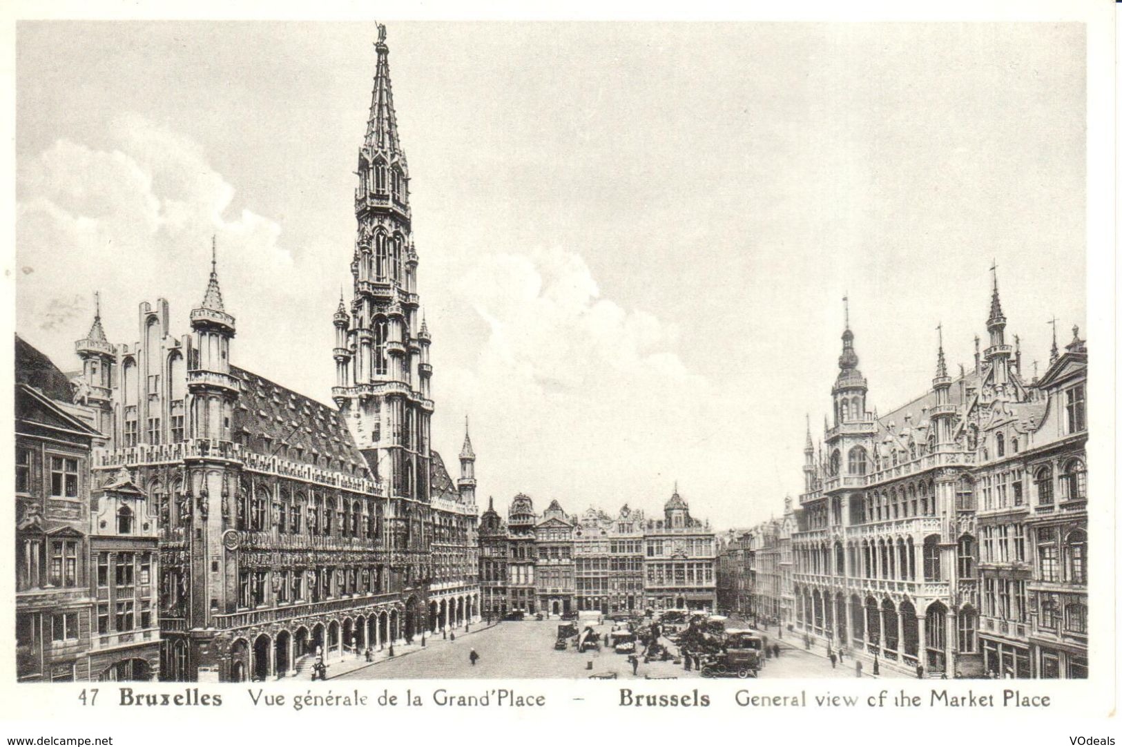 Brussel - Bruxelles - Vue Générale De La Grand'Place - Marktpleinen, Pleinen