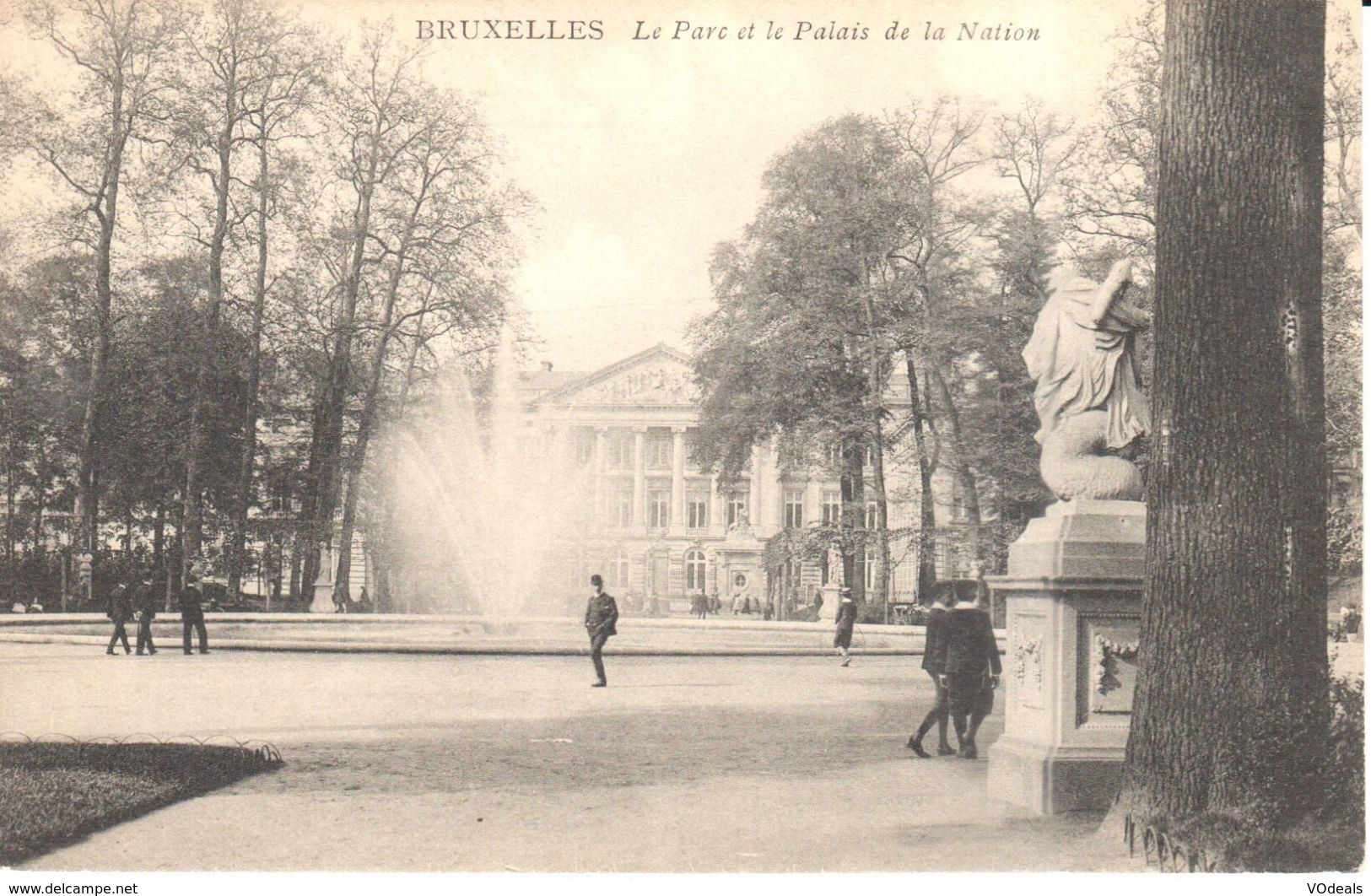 Brussel - Bruxelles - Le Parc Et Le Palais De La Nation - Bossen, Parken, Tuinen