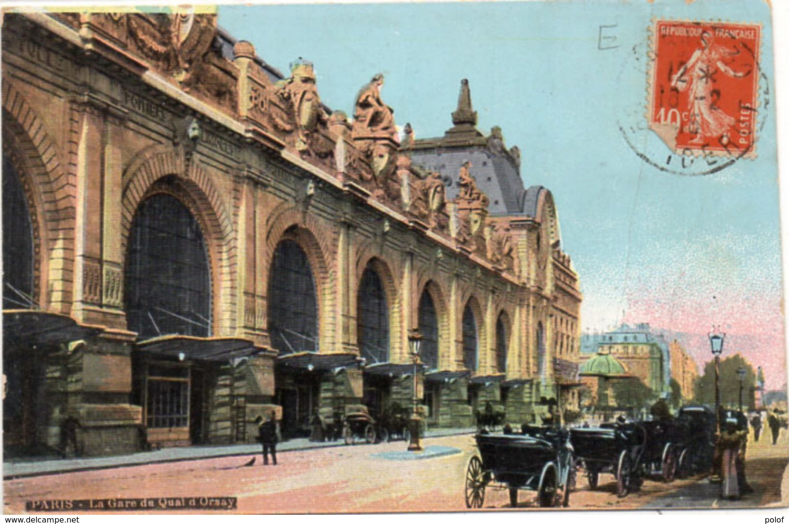 PARIS - La Gare Du Quai D' Orsay - Attelages  (109259) - Autres & Non Classés