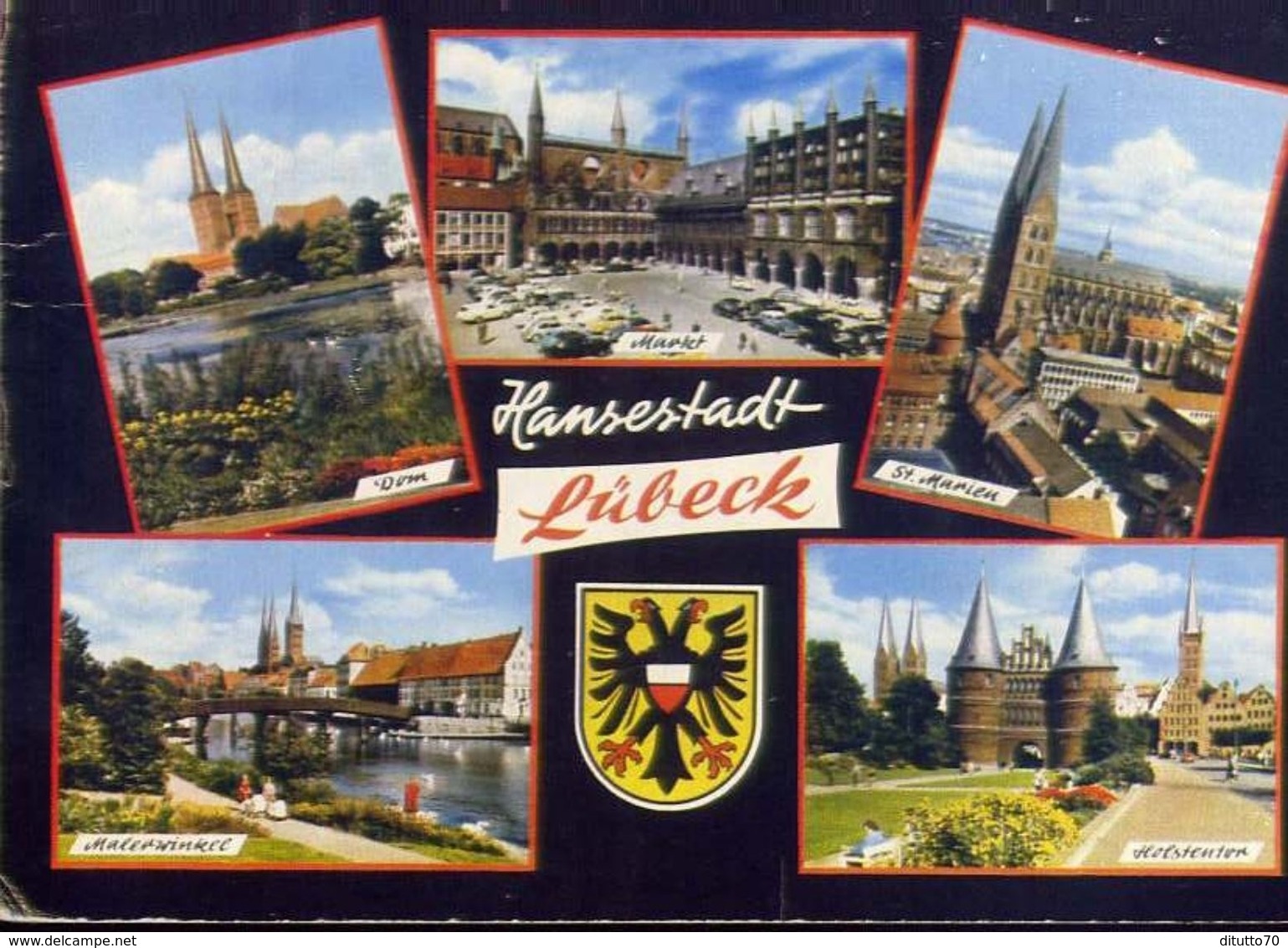 Hansestadt - Lubeck - Formato Grande Viaggiata – E 7 - Colecciones Y Lotes