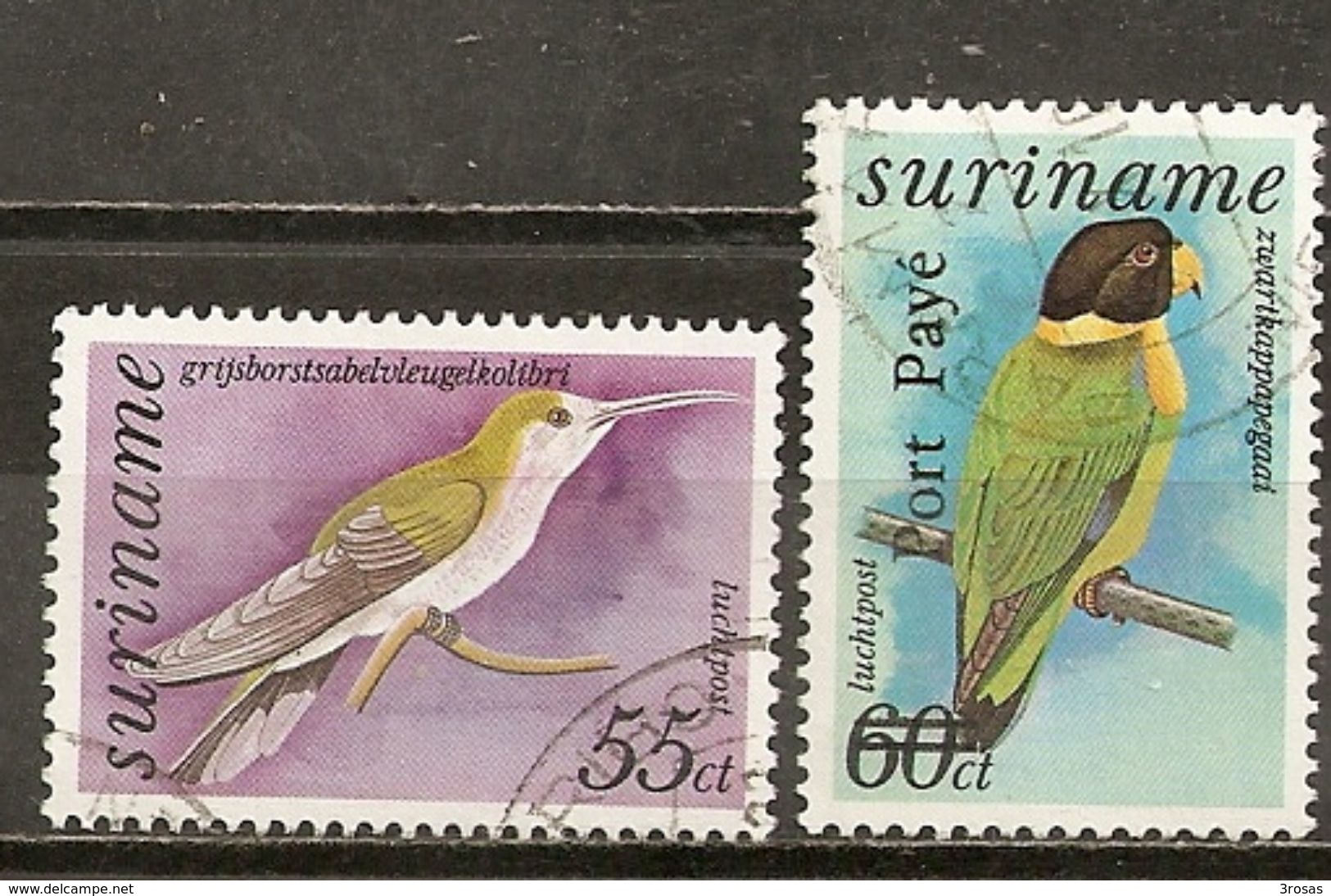 Surinam 1977 Oiseaux Birds Obl - Surinam