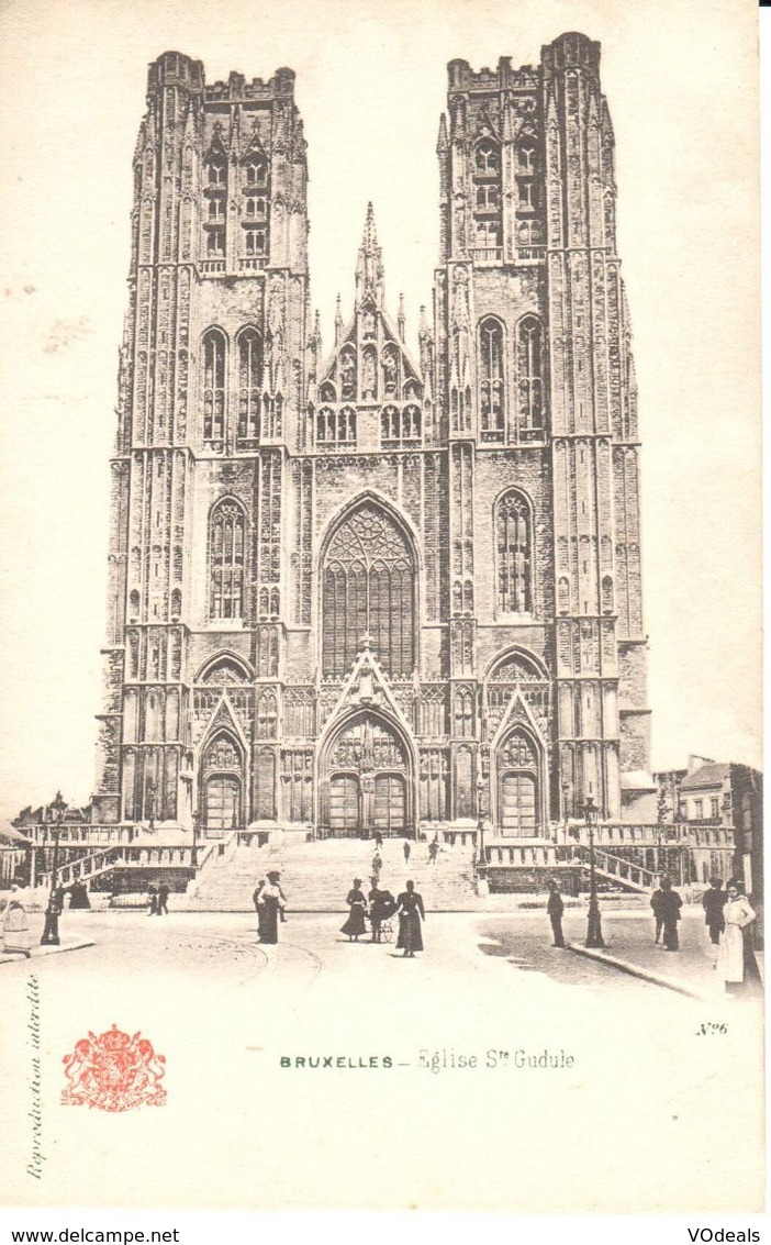 Brussel - Bruxelles - Eglise Ste-Gudule - Bossen, Parken, Tuinen